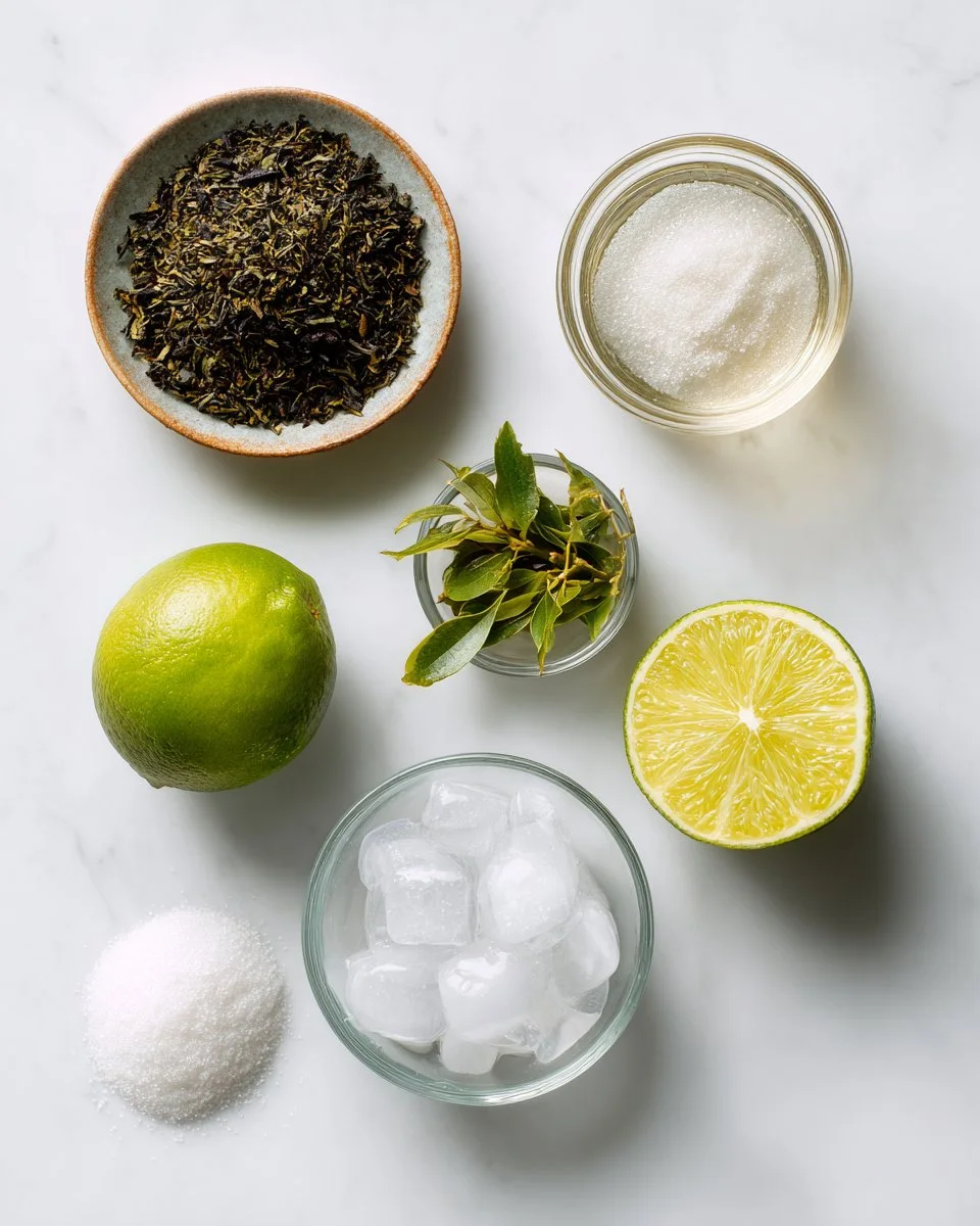 Erfrischender thailändischer Limetten-Tee