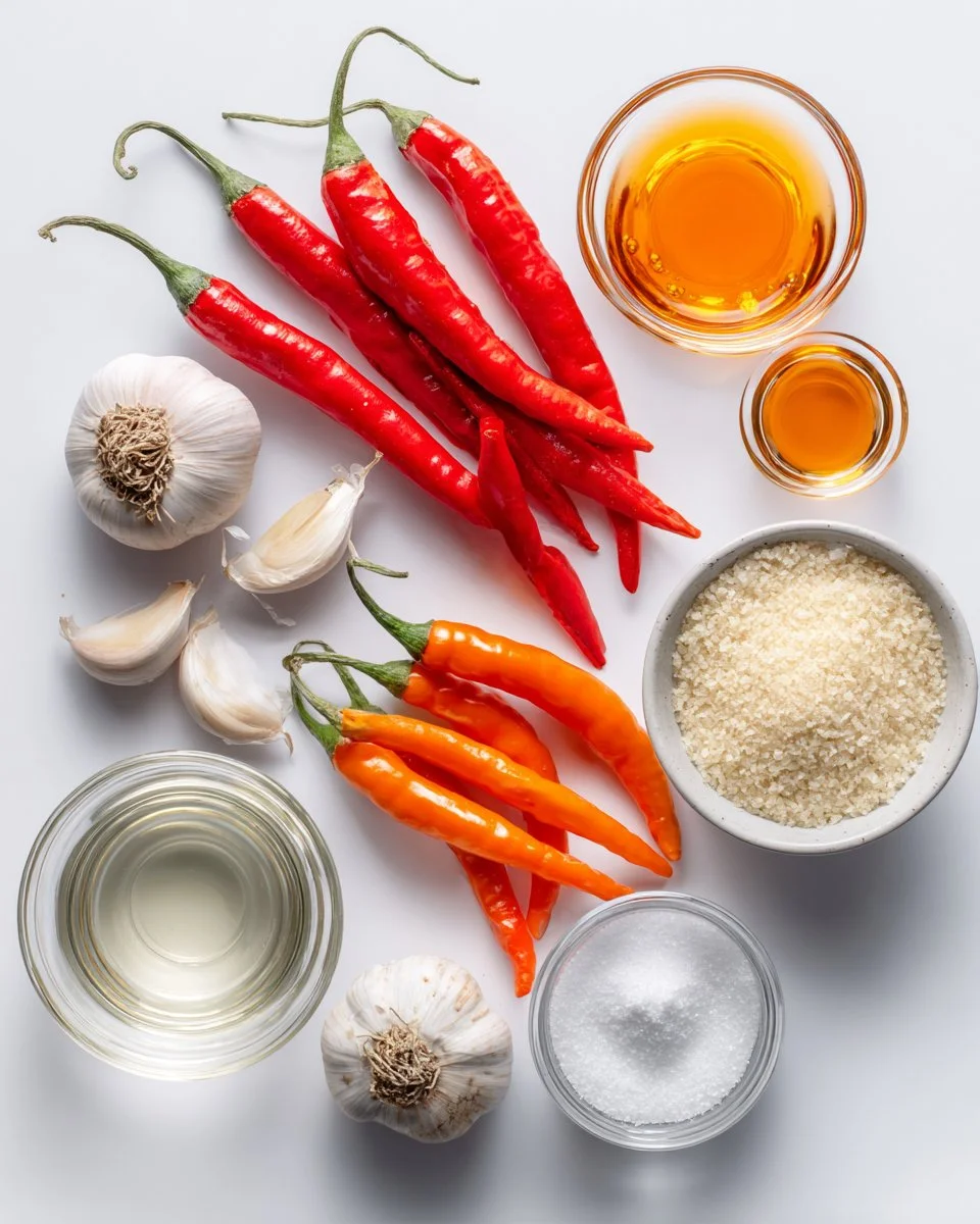 Hausgemachte Sriracha-Sauce