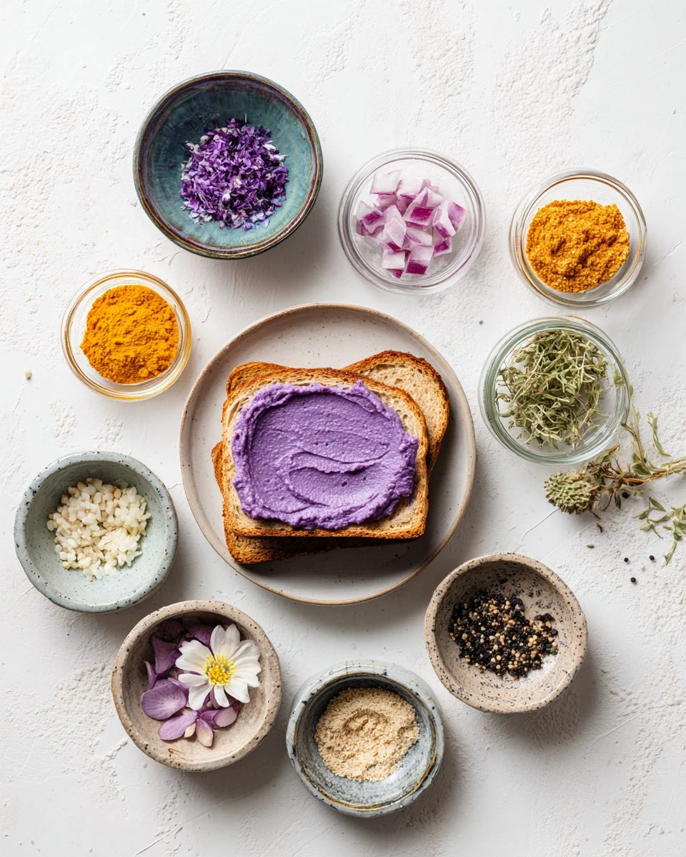 Herzhafter einfacher Hummus-Toast