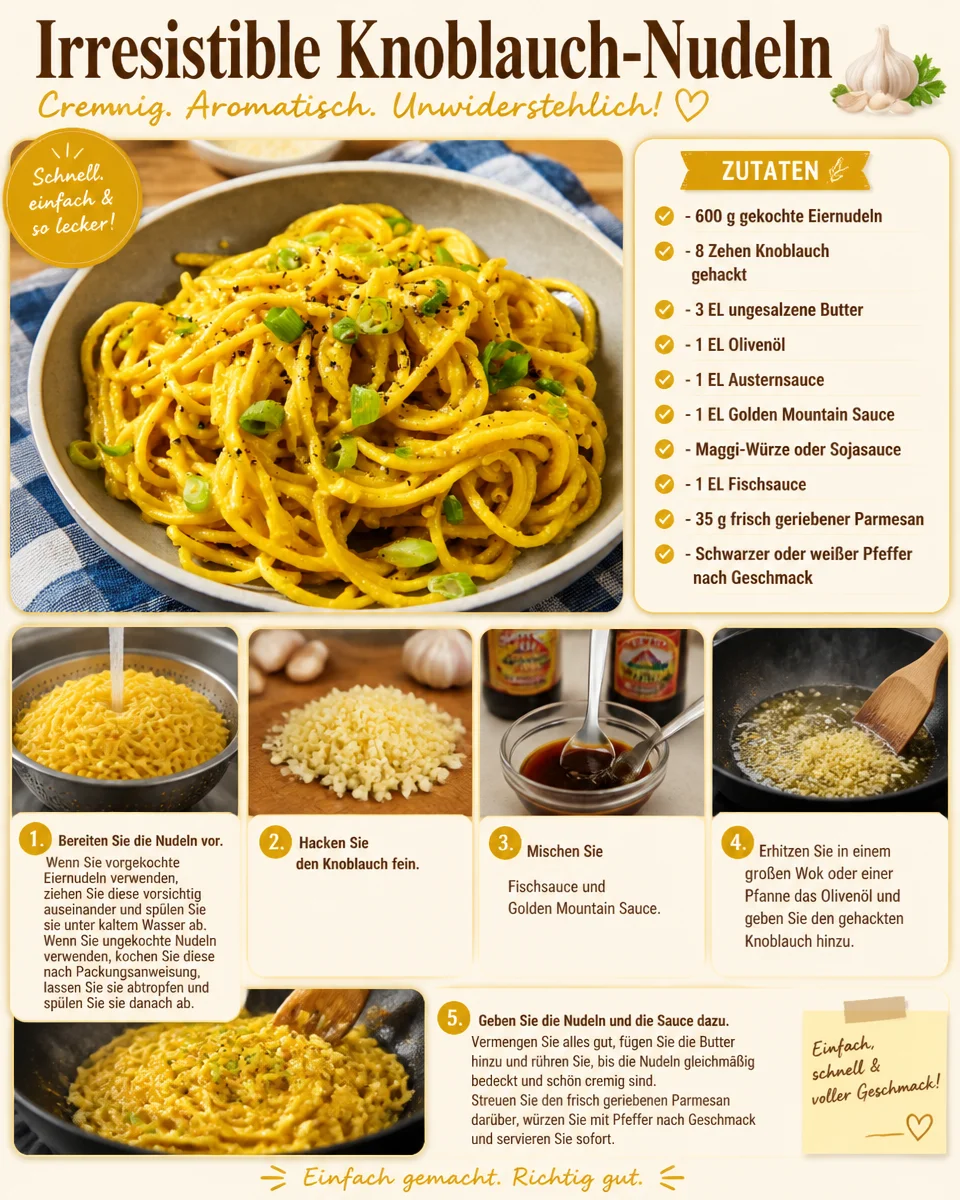 Irresistible Garlic Noodles