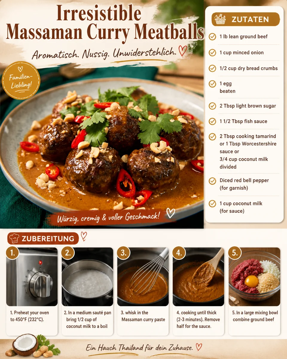 Irresistible Massaman-Curry-Fleischbällchen