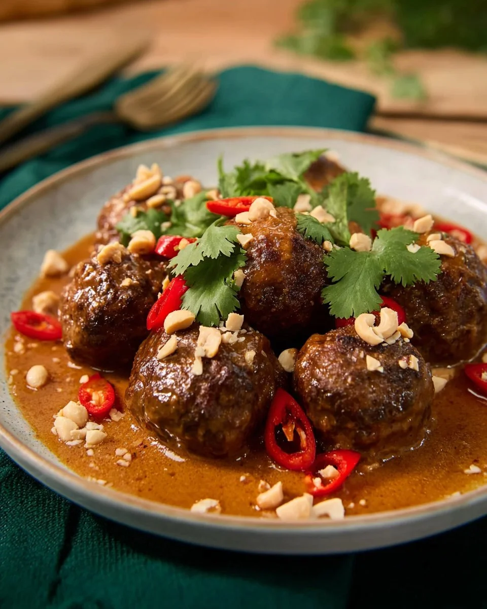 Irresistible Massaman-Curry-Fleischbällchen