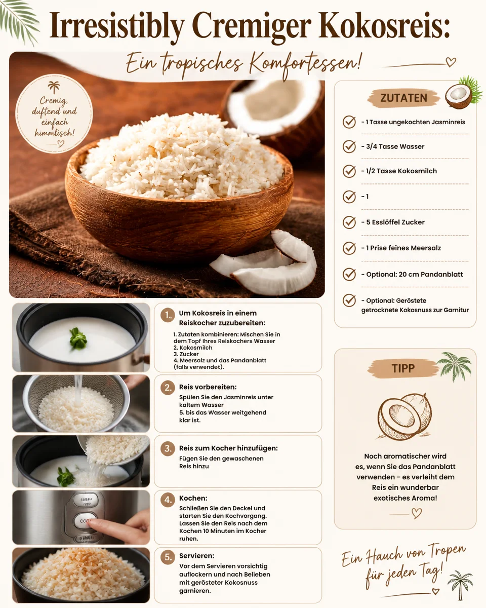Irresistibly Creamy Coconut Rice: A Tropical Comfort Food!