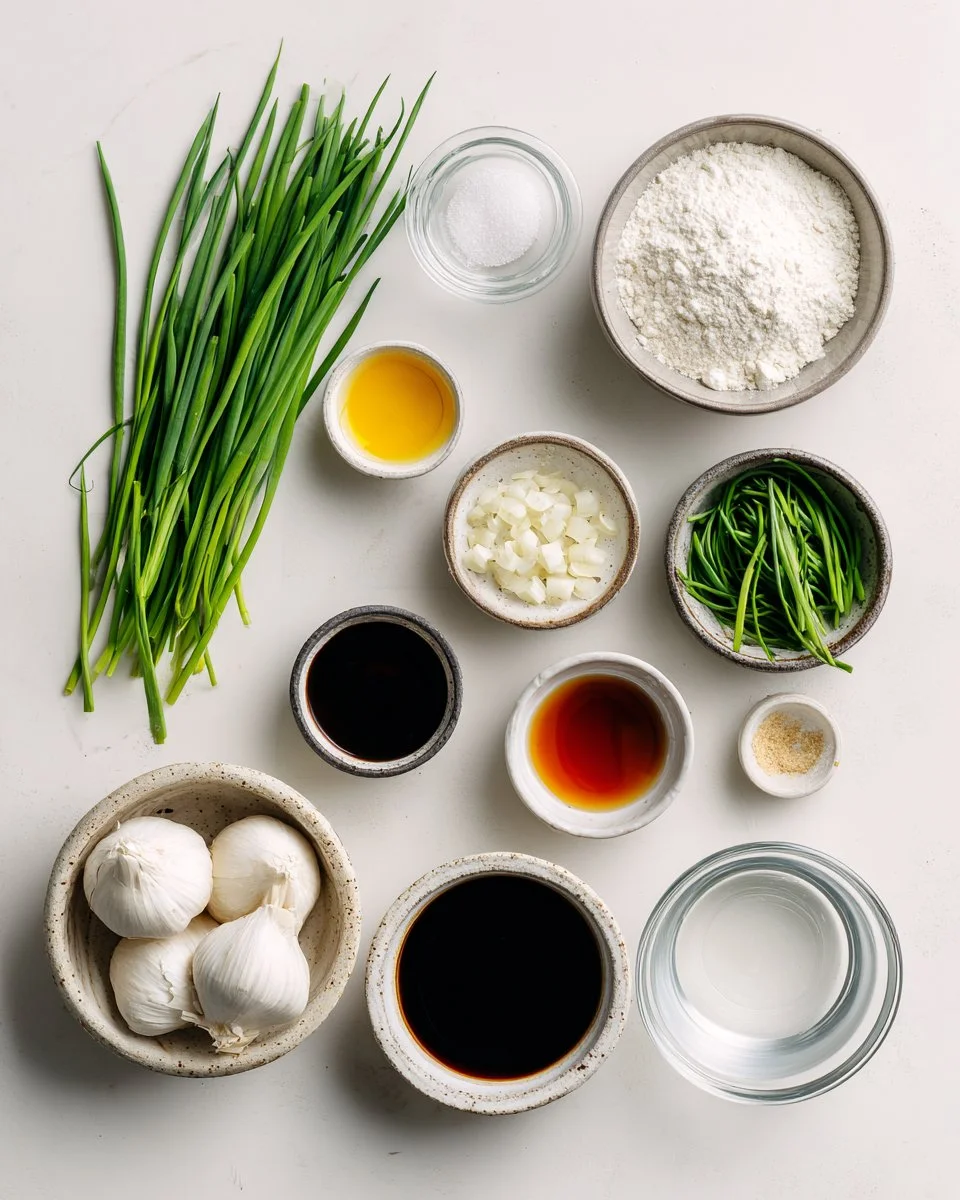 Knusprige Knoblauch-Schnittlauch-Dumplings
