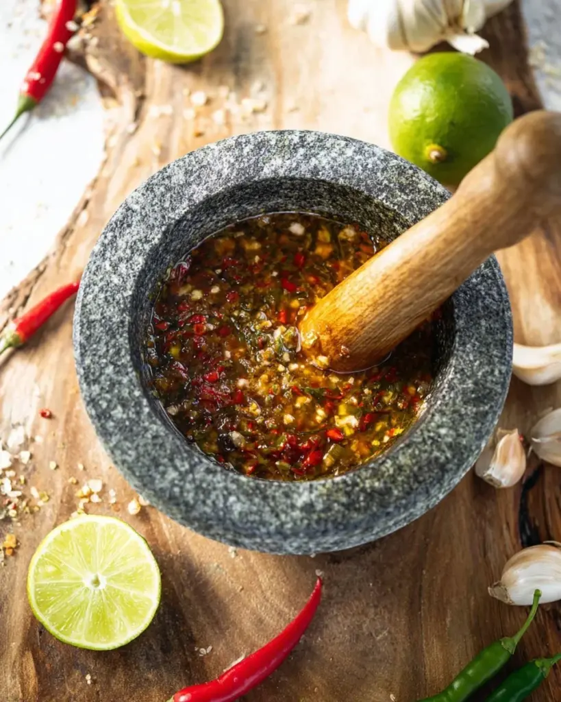 Nam Yum - leckere Thai-Salatdressing für erfrischende Salate