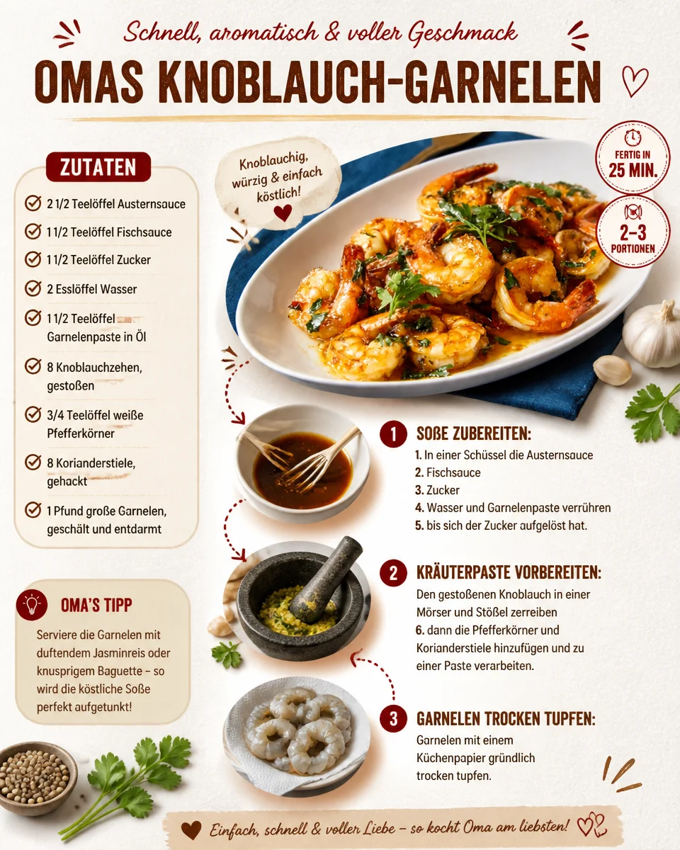 Omas Knoblauch-Garnelen