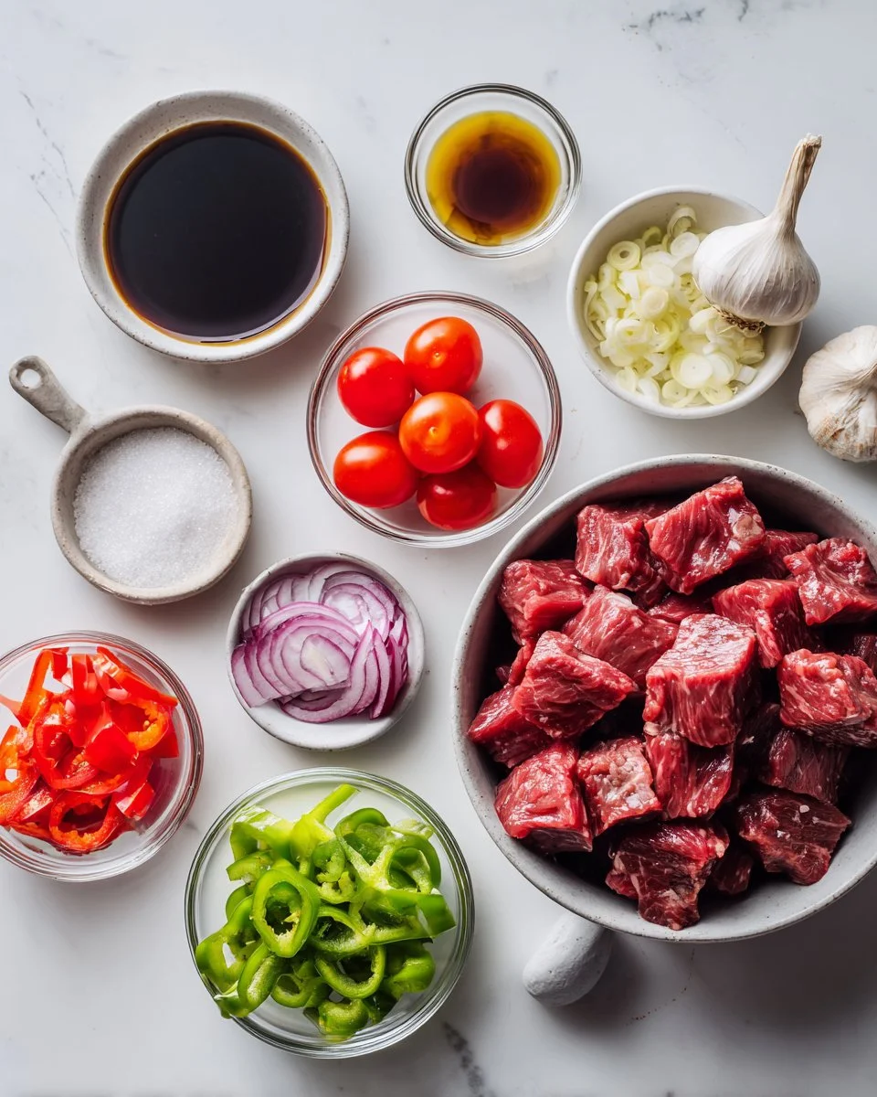 Schüttel-Rindfleisch-Delight