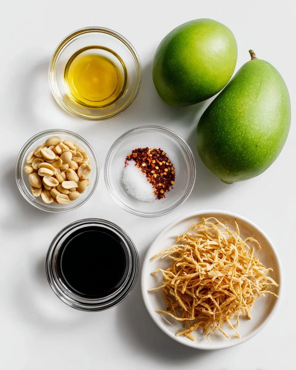 Spritziger Thailändischer Grüner Mangosalat: Eine Erfrischende Wendung eines Klassikers