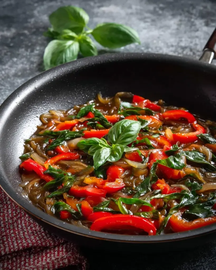 Unwiderstehlich aromatische Thai-Basilikum-Woksoße für Gerichte