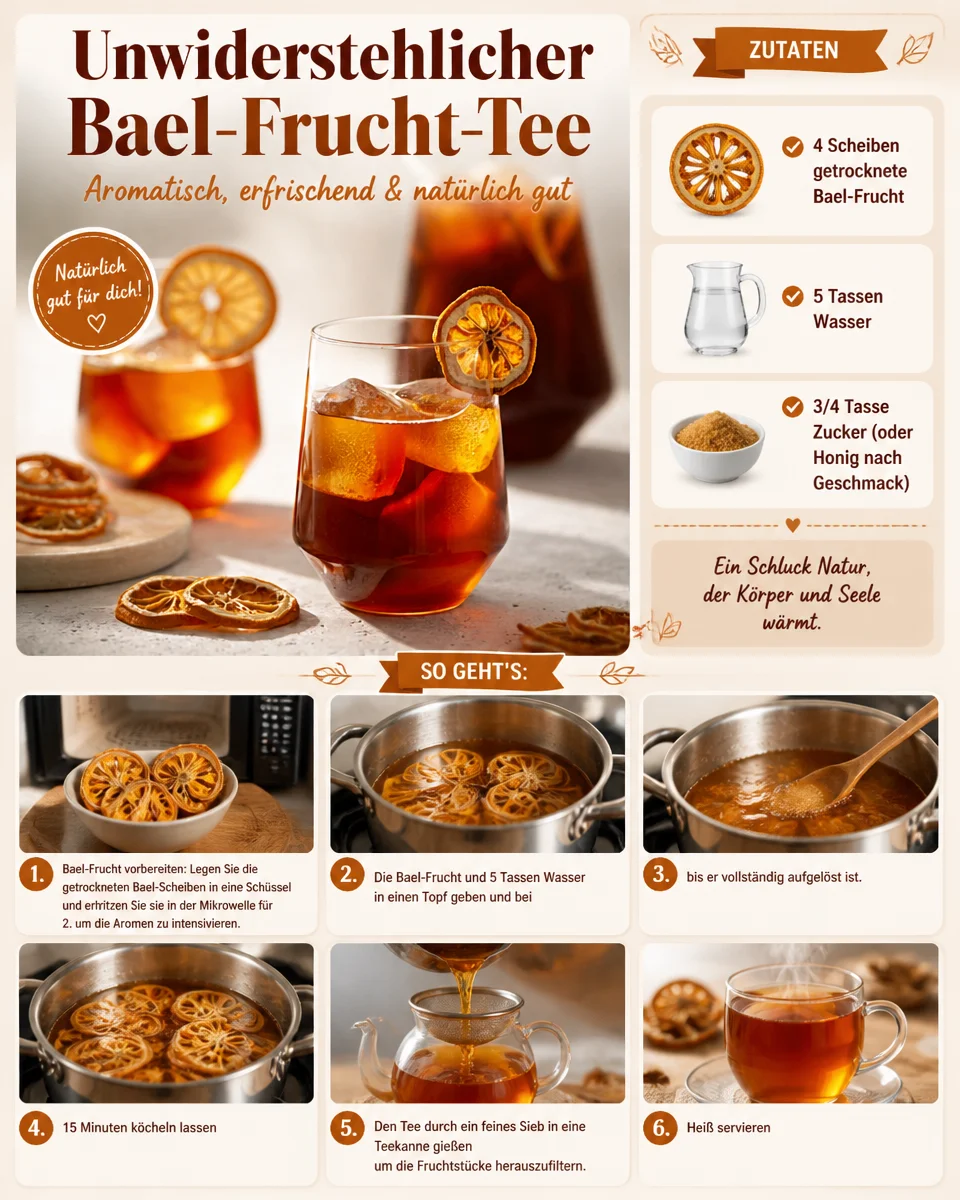 Unwiderstehlicher Bael-Frucht-Tee