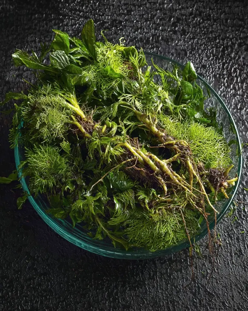 Zubereitung von Wasser-Mimosen (Pak Grached) für einen erfrischenden Genuss