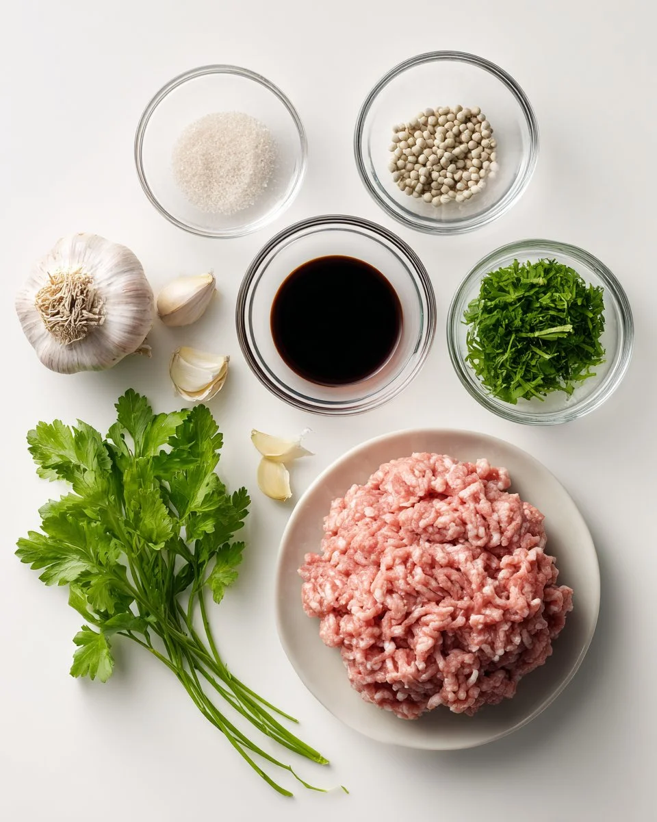 Wie man Schweinehackfleisch thailändisch mariniert