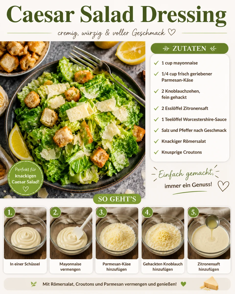 Caesar-Salat-Dressing