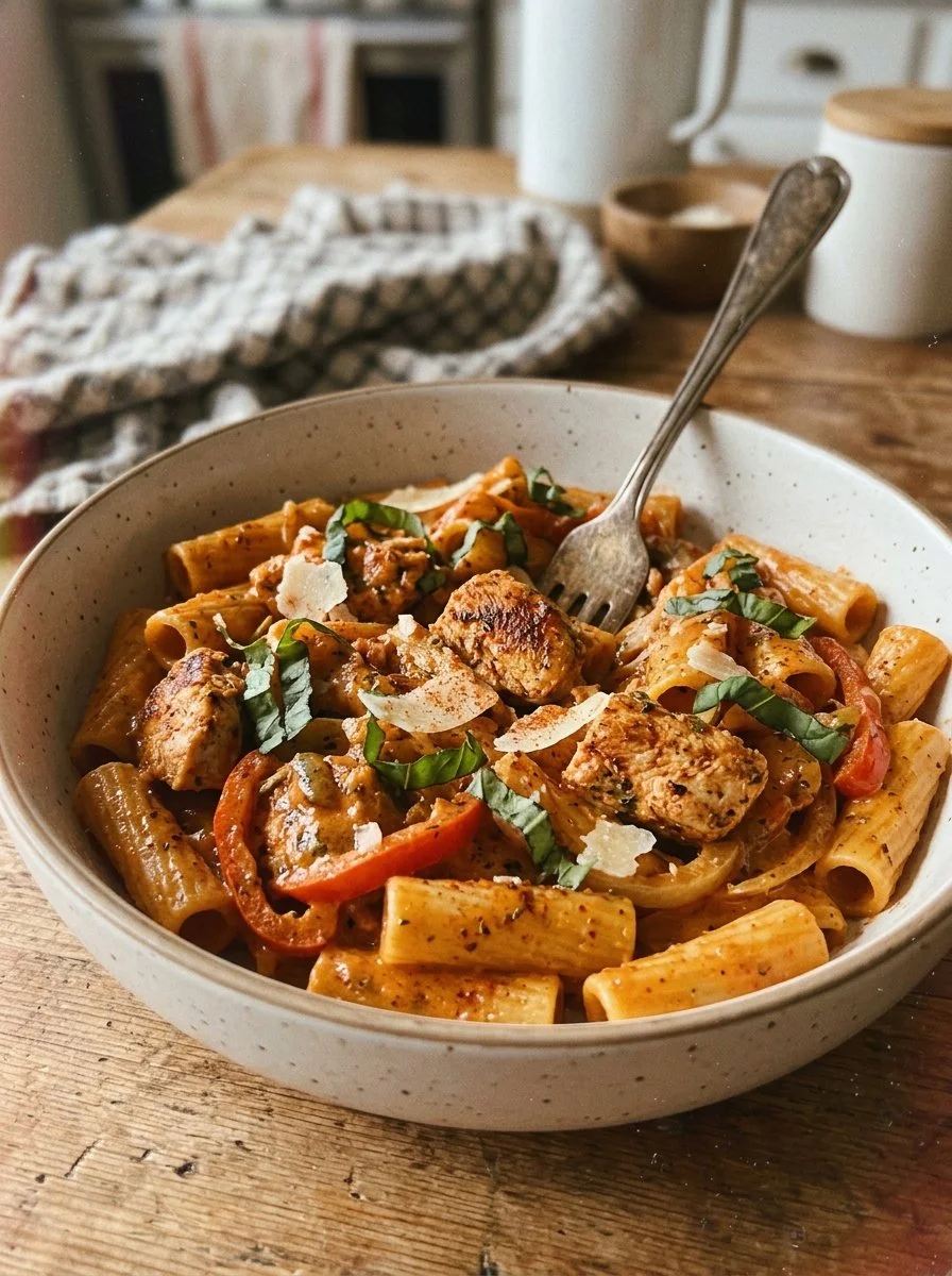 Cajun-Hühnchen-Pasta