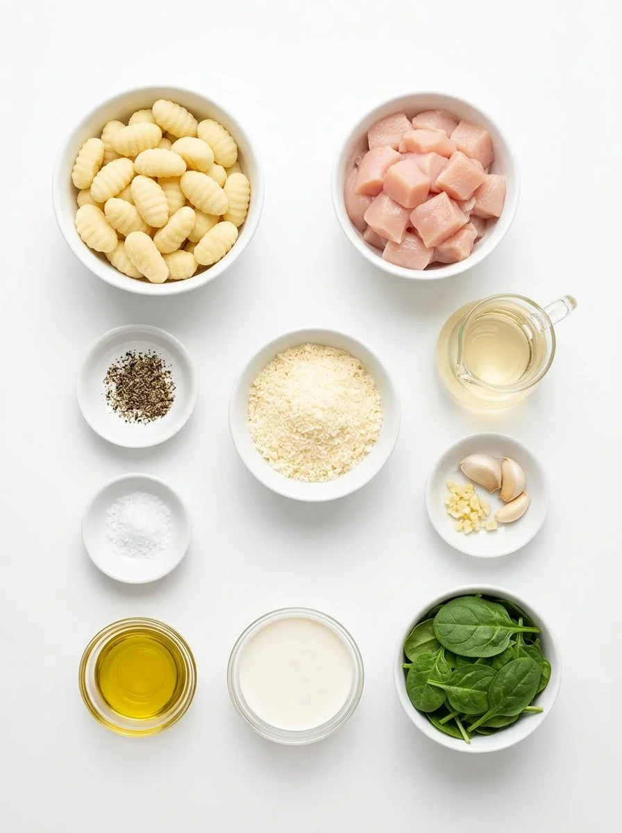 Cremige Hähnchen-Gnocchi
