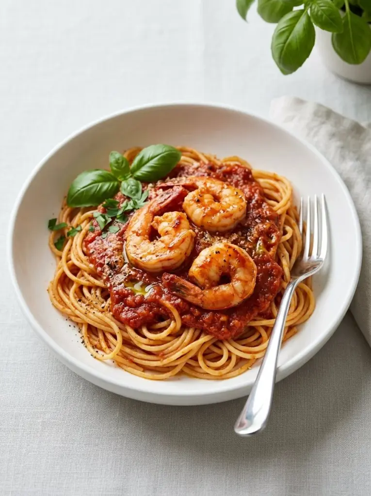Einfache Garnelen Fra Diavolo