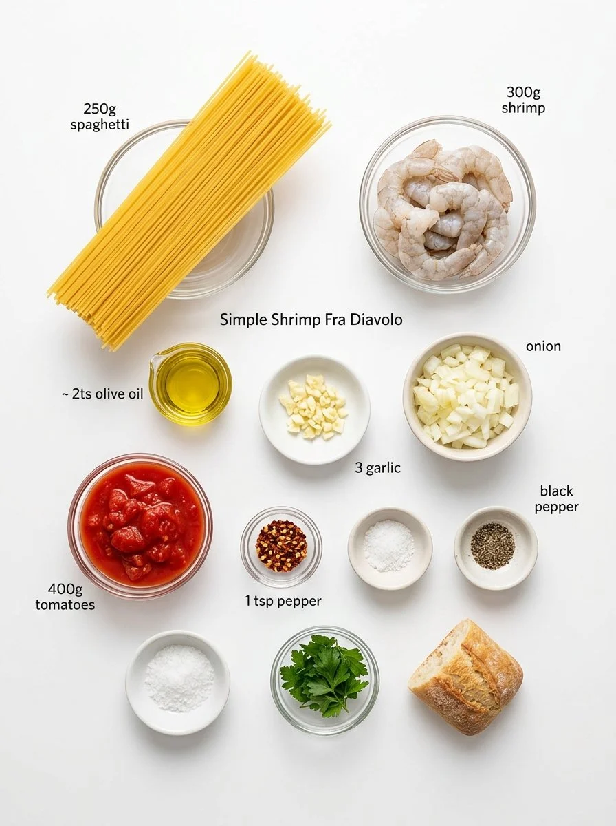 Einfache Garnelen Fra Diavolo
