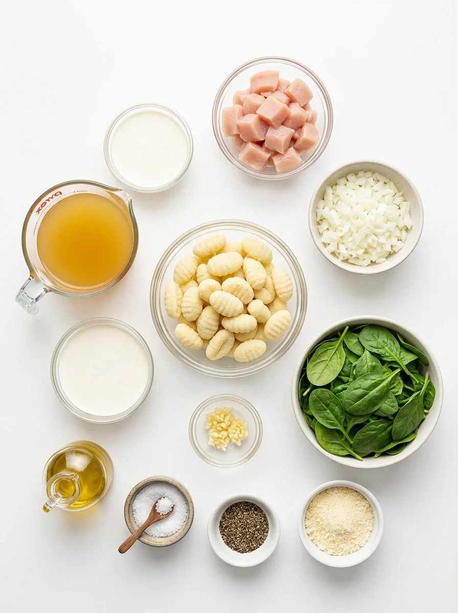 Einfache Hähnchen-Gnocchi