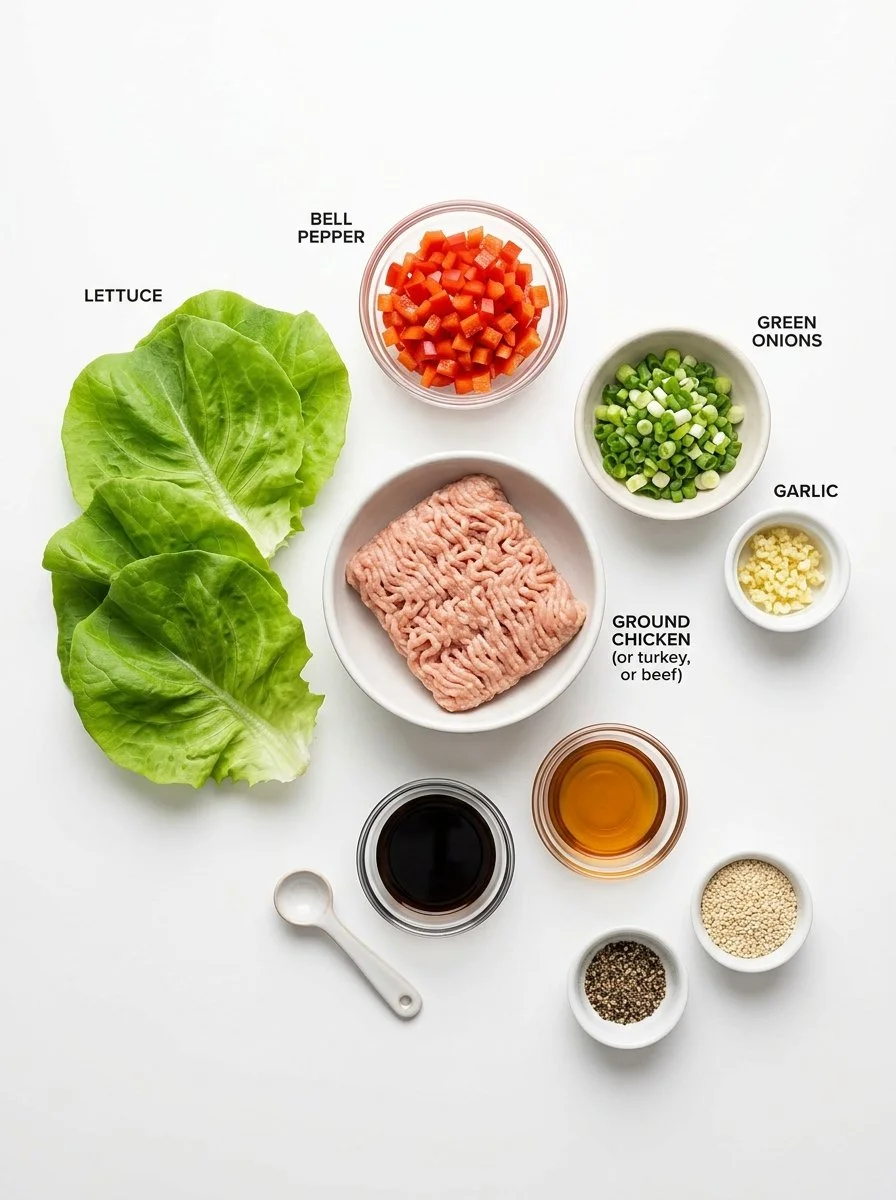 Einfache Hühner-Lettuce-Wraps
