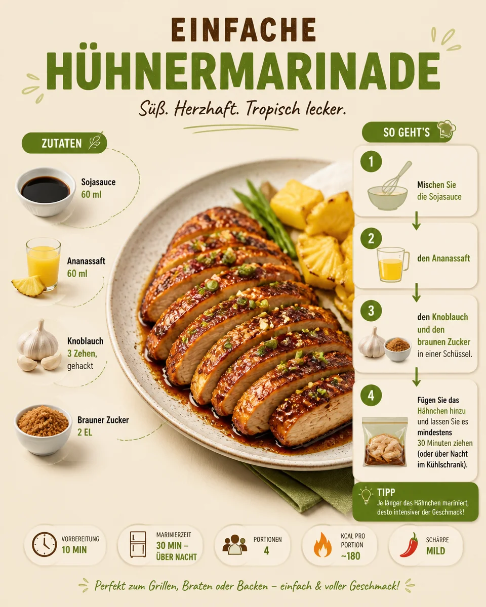 Einfache Hühnermarinade