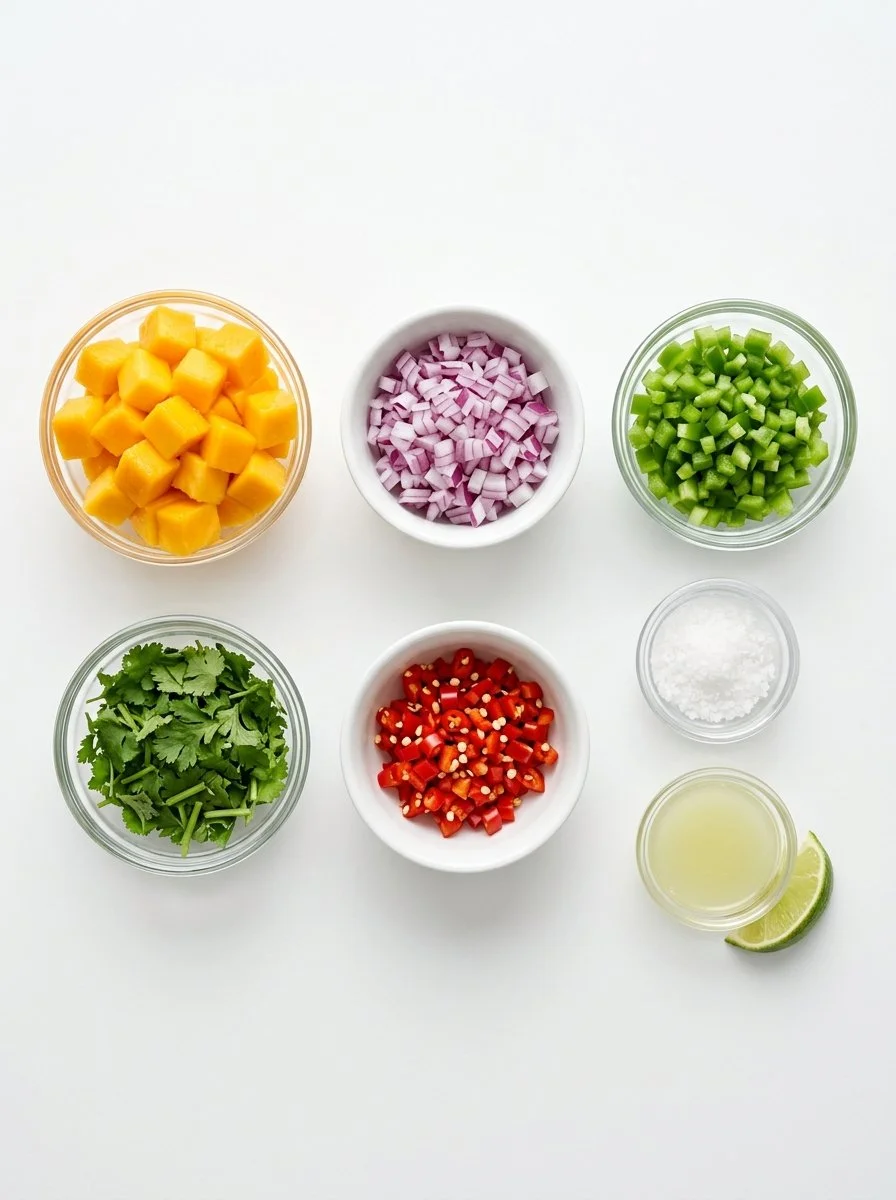 Einfache Mango Salsa