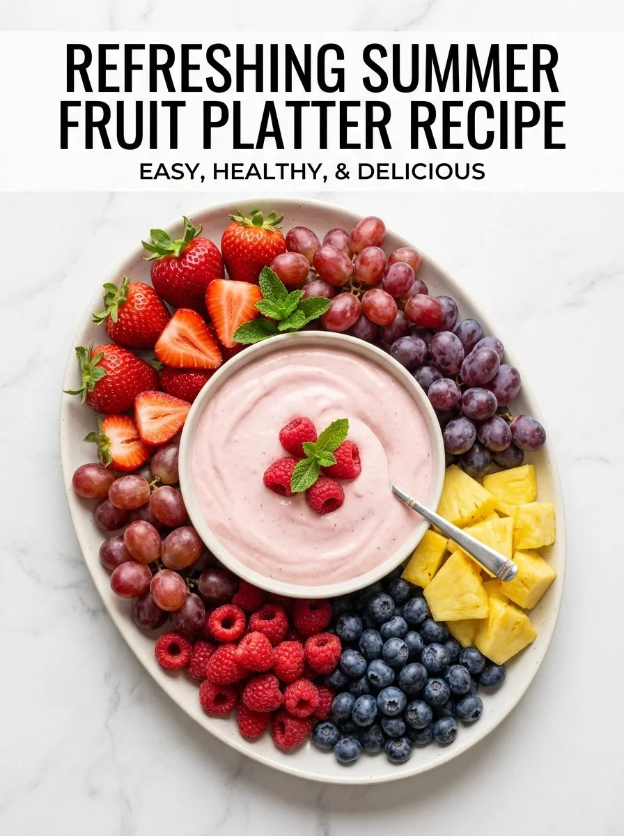 Köstlicher Obst-Dip aus frischen Zutaten und aromatischen Gewürzen