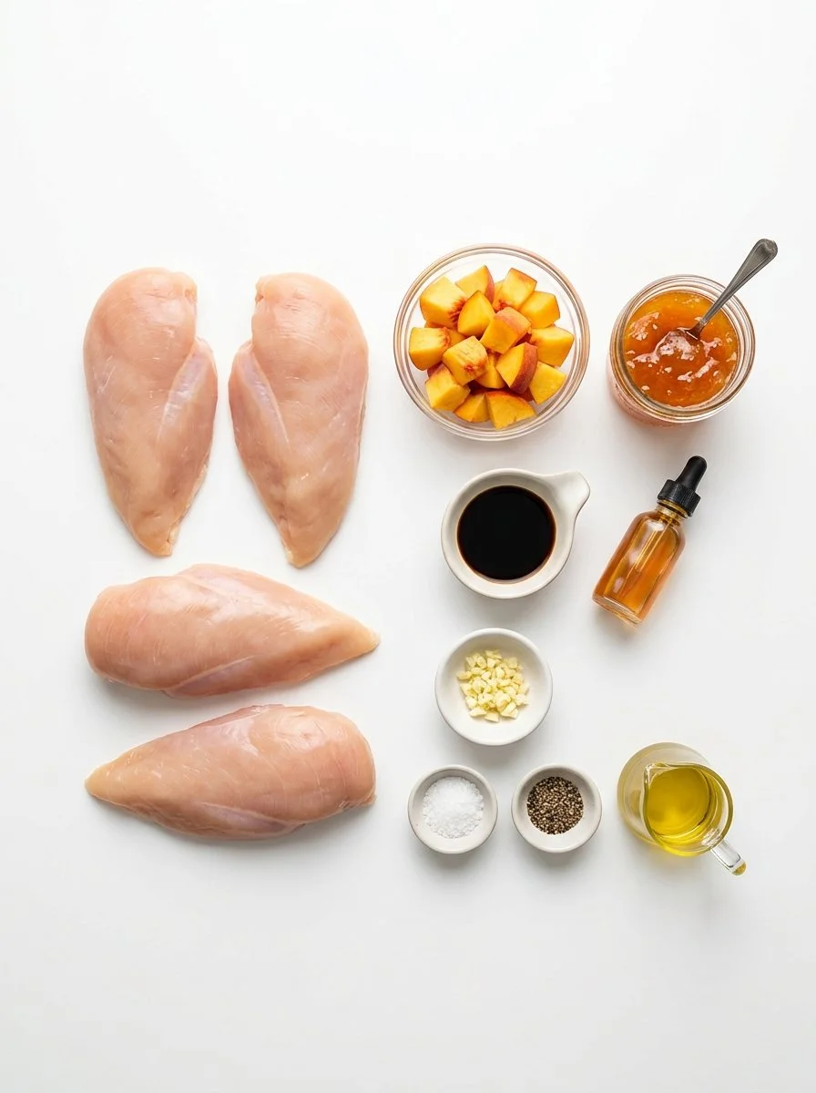 Pfirsich-Hähnchen