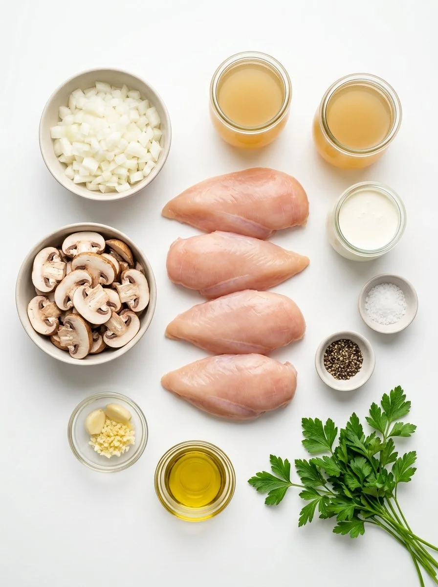 Pilz-Hähnchen