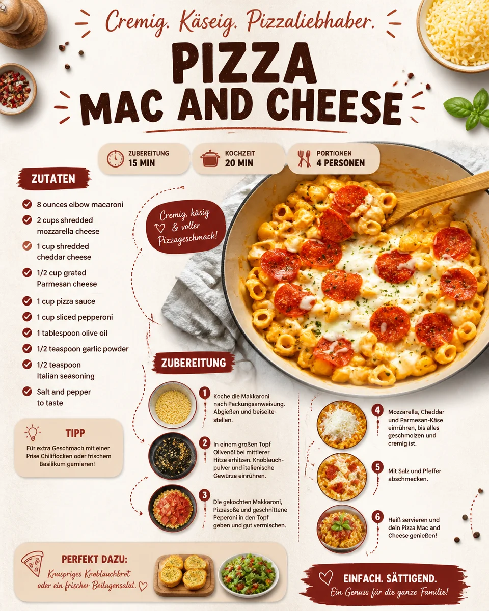 Pizza Mac und Käse