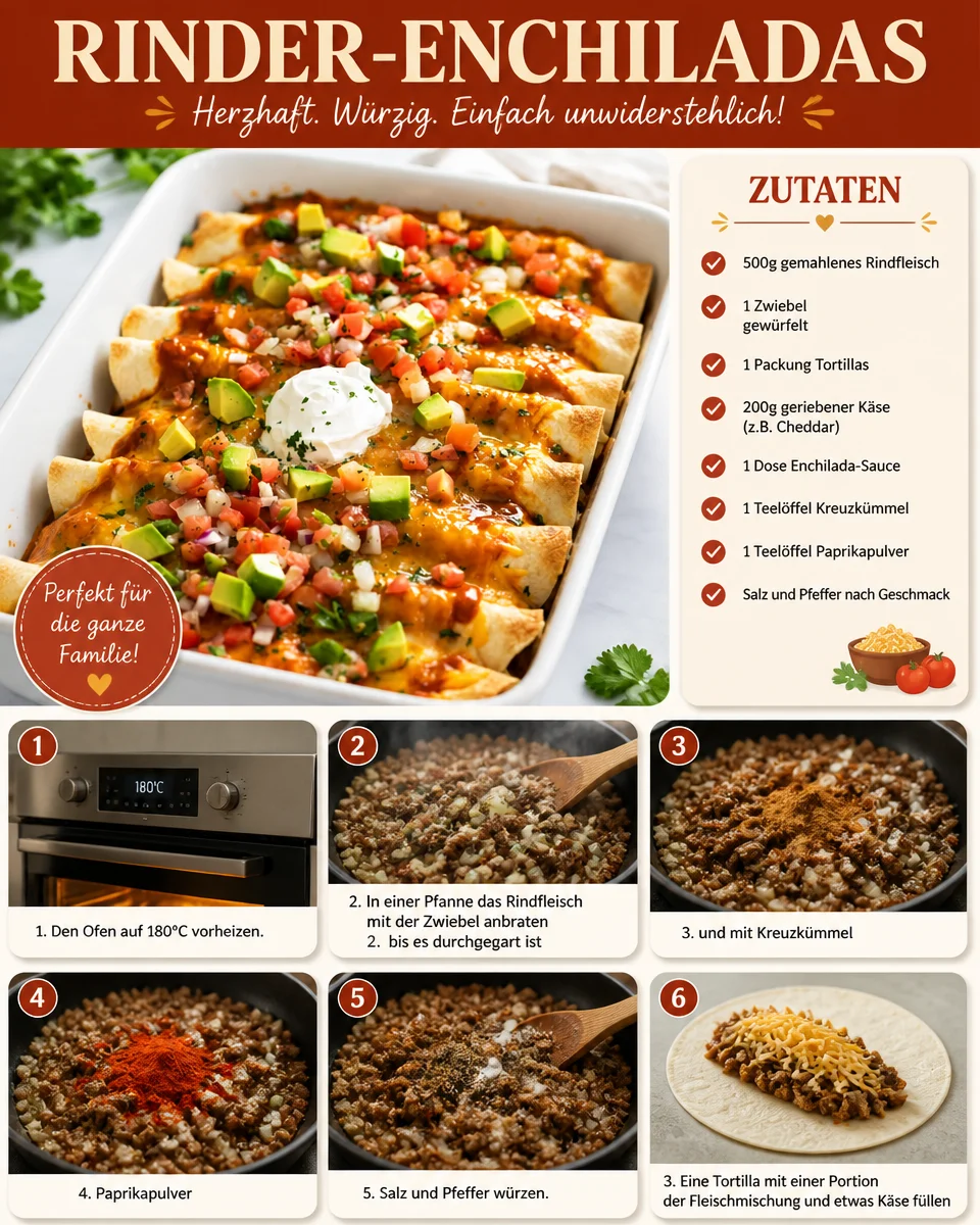 Rinder-Enchiladas